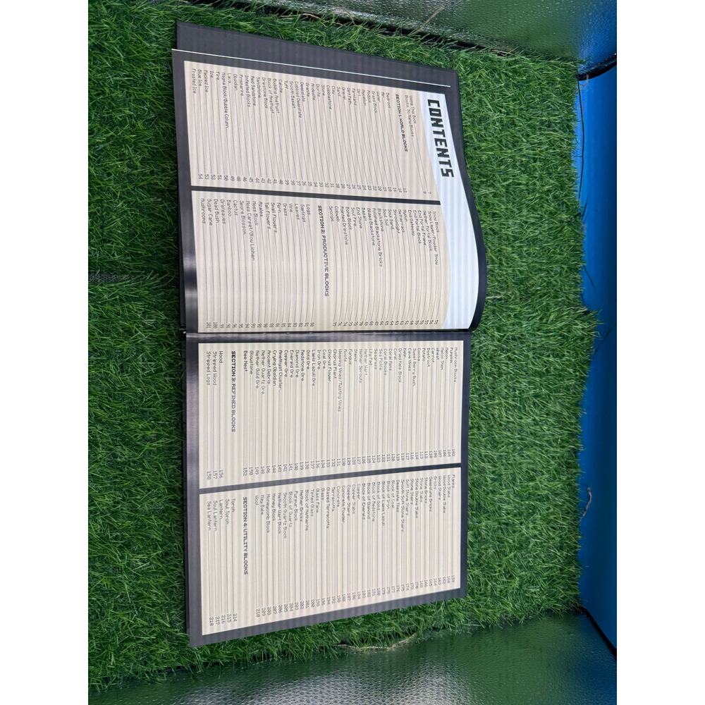 2021Mojang Minecraft Blockopedia Update EditionHardback StrategyGuide - Picture 6 of 9
